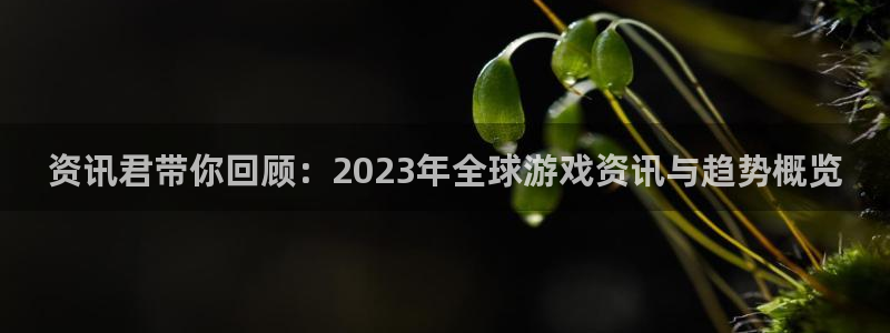 极悦娱乐app：资讯君带你回顾：2023年全球游戏资讯与趋势